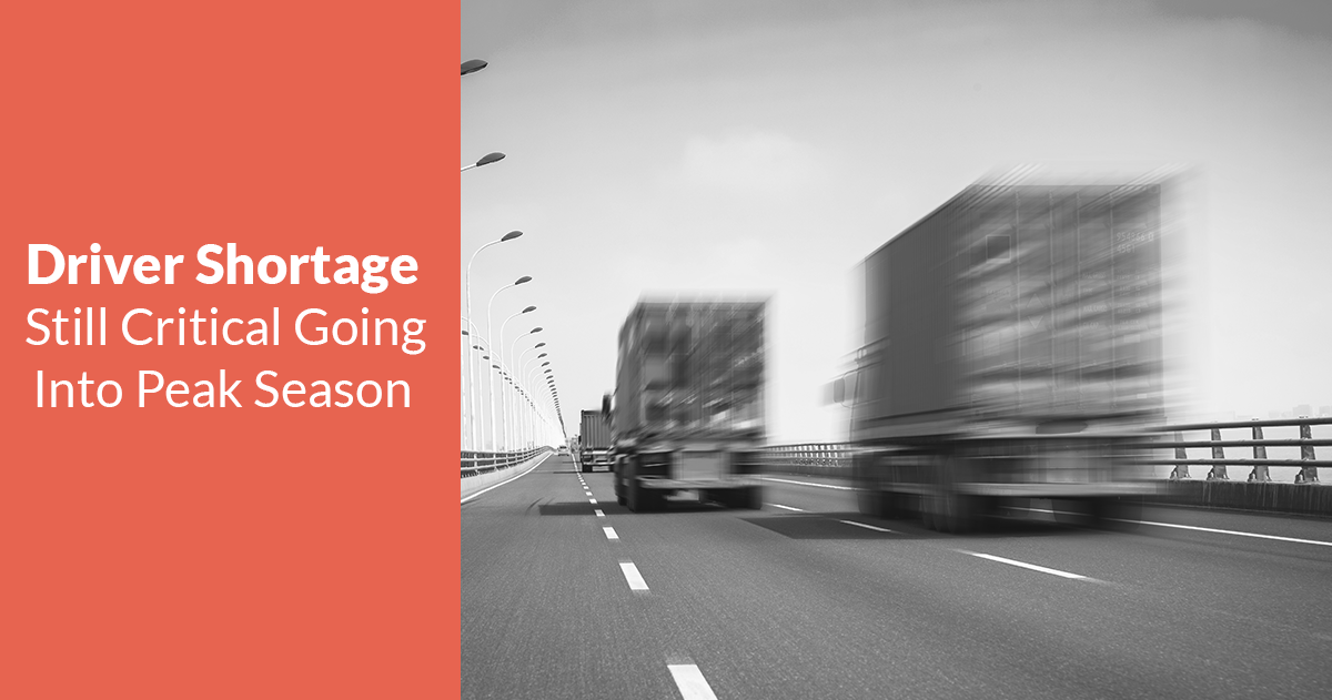 Driver Shortage Still Critical Going Into Peak Season, According to ATA Data