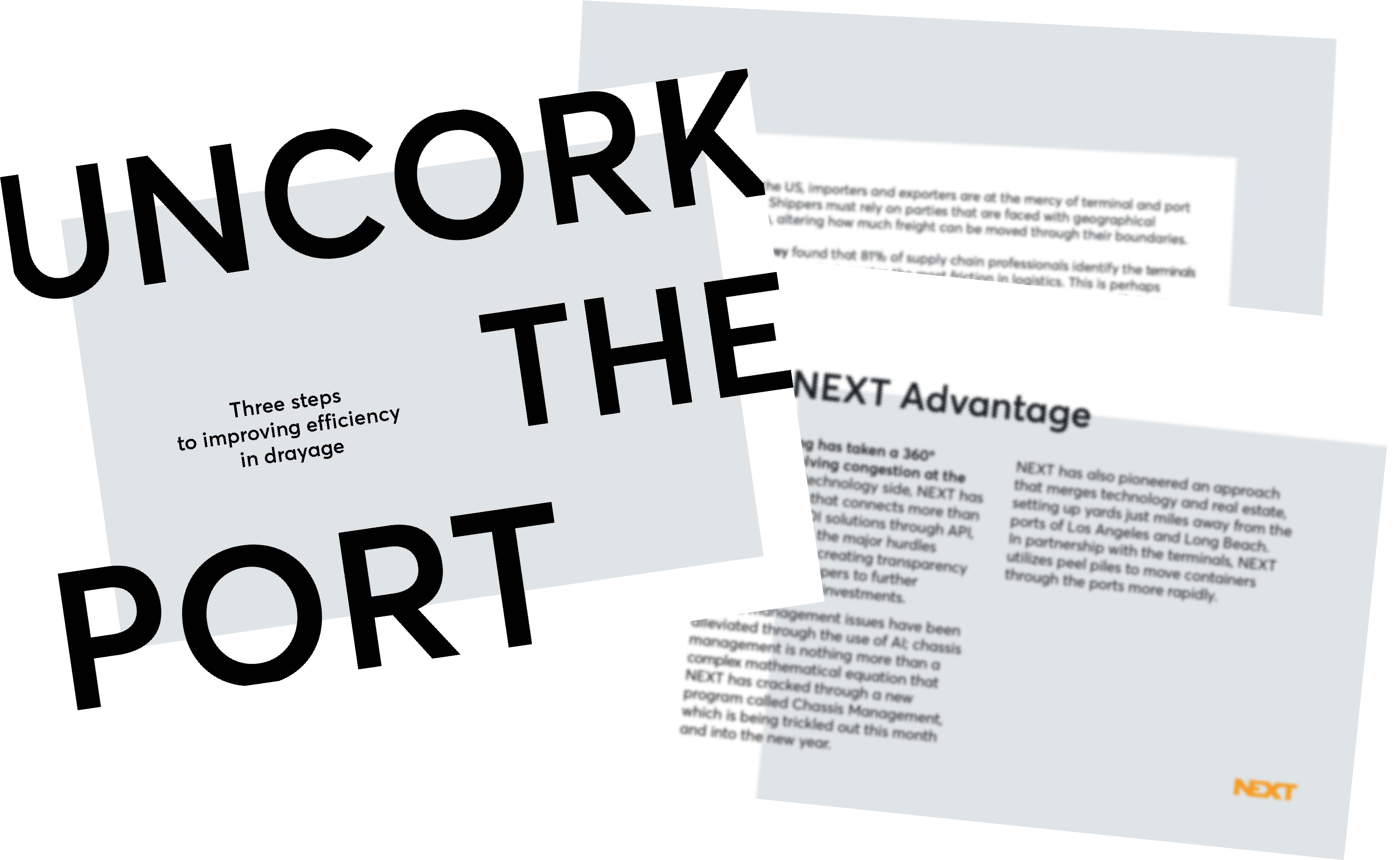 White Paper: Three Major Opportunities To Improve Port Efficiency